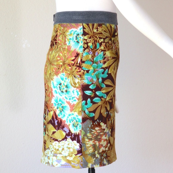 Tracy Reese short skirt in tropical print - Picture 5 of 13